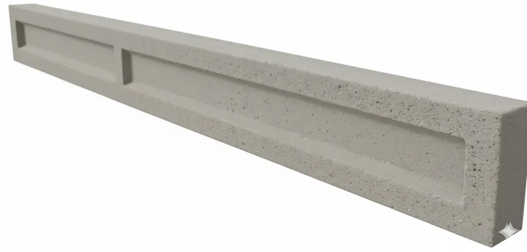 50x150x1830mm Recessed Concrete Gravel Board