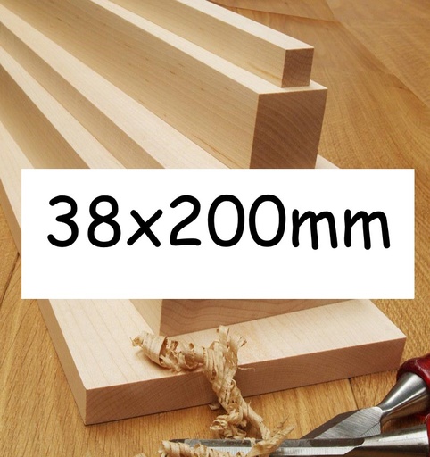 38x200mm Planed All Round (PAR) Untreated 5th+ Grade KD Softwood