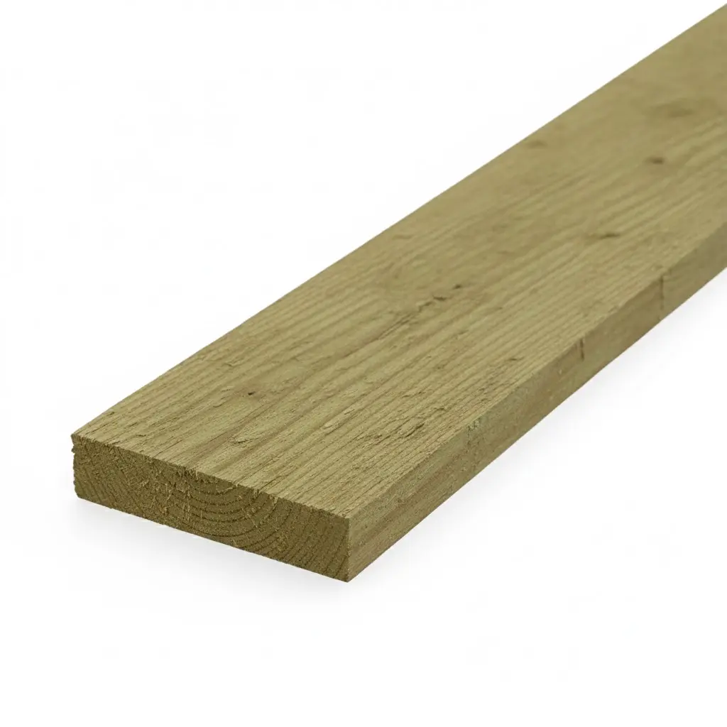 22x100mm 2.4m Sawn & Treated Softwood