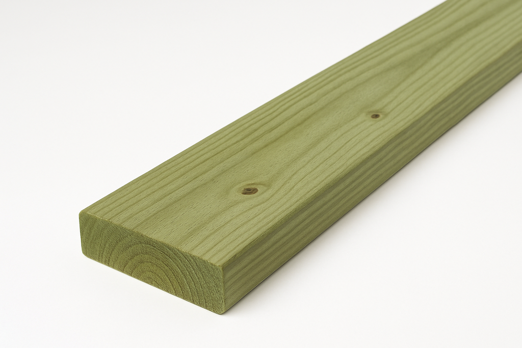 47x125mm 6m Sawn & Treated C24 Graded Reg'd/KD Softwood