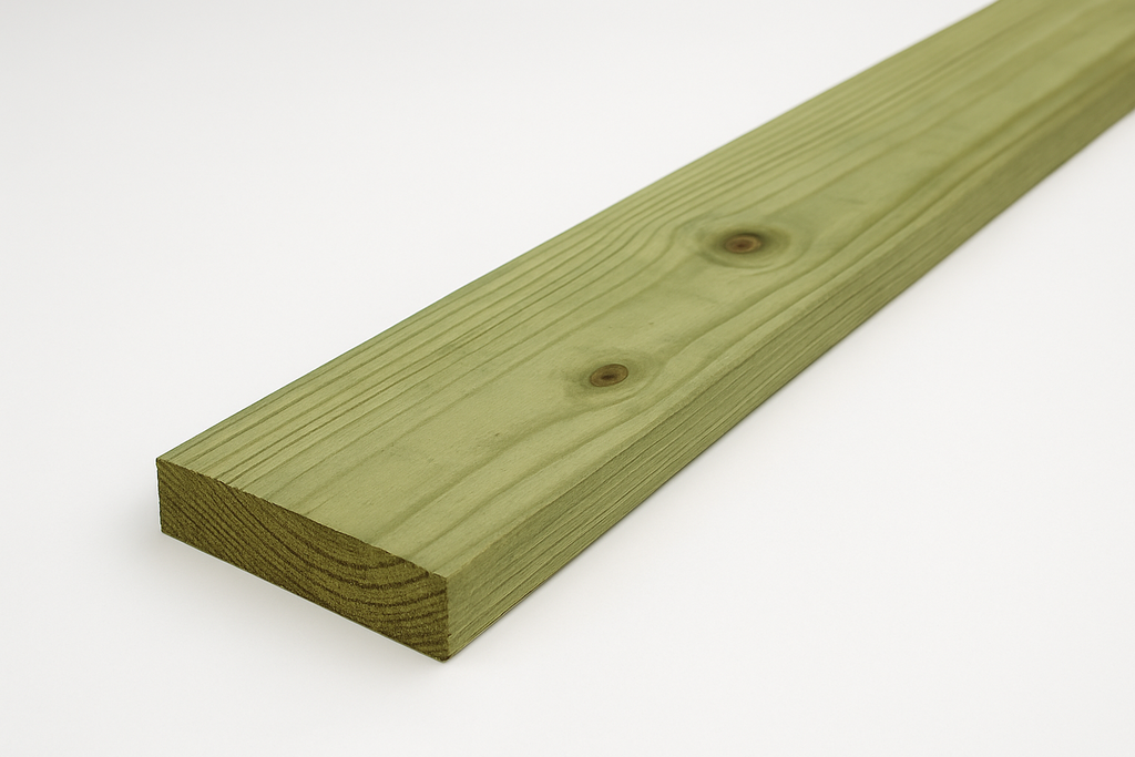 47x175mm 6m Sawn & Treated C24 Graded Reg'd/KD Softwood
