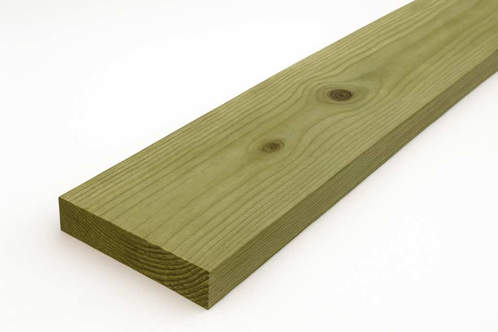 47x200mm 3.6m Sawn & Treated C24 Graded Reg'd/KD Softwood