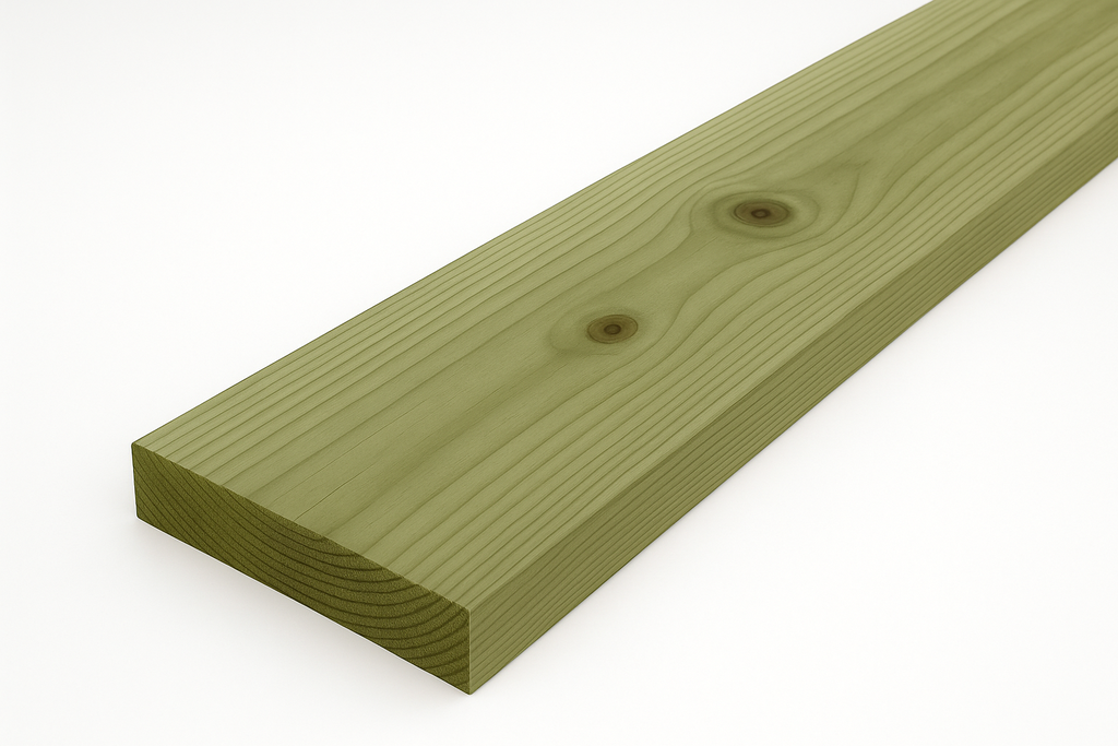 47x225mm 3m Sawn & Treated C24 Graded Reg'd/KD Softwood