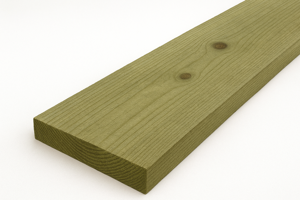 47x250mm 3m Sawn & Treated C24 Graded Reg'd/KD Softwood