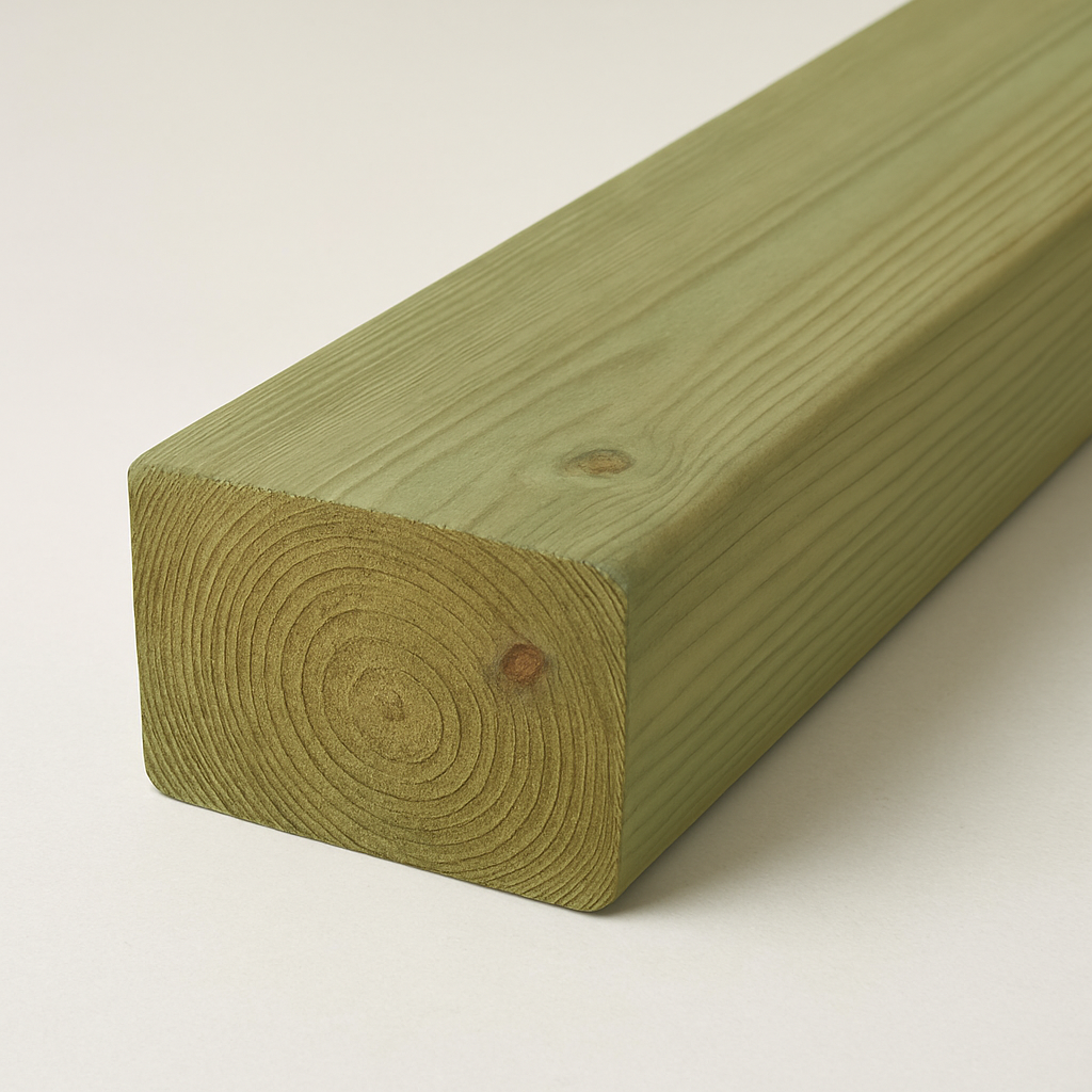 75x100mm 3m Sawn & Treated C24 Graded Reg'd/KD Softwood