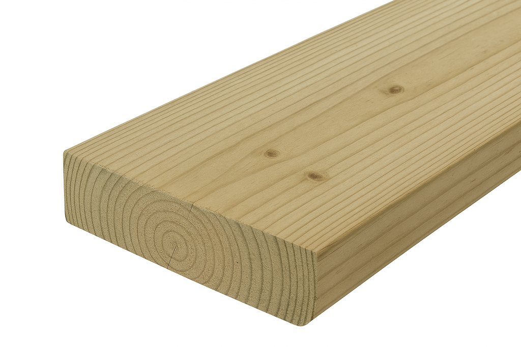 75x250mm 3.6m Sawn & Treated C24 Graded Reg'd/KD Softwood