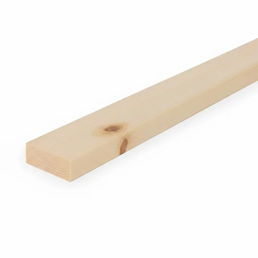 16x38mm Planed All Round (PAR) Untreated 5th+ Grade KD Softwood (Per linear metre)