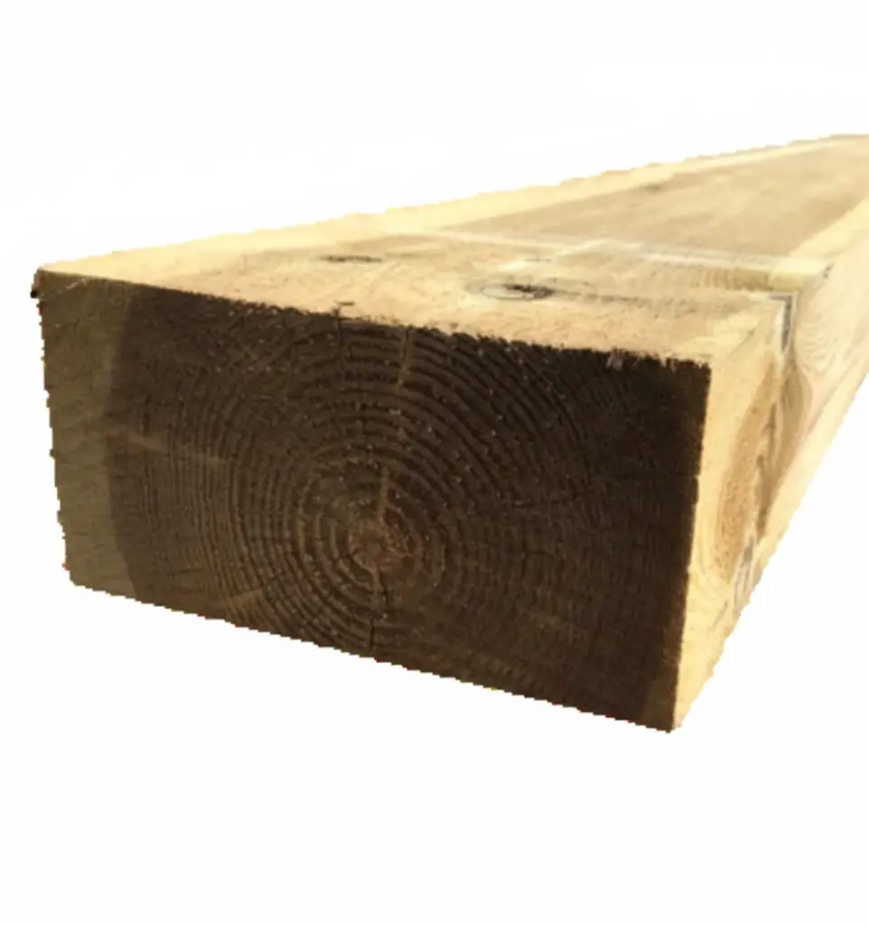 200x100mm 2.4m Sawn & Green Treated Softwood Sleeper