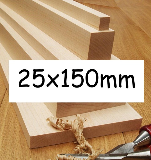 25x150mm Planed All Round (PAR) Untreated 5th+ Grade KD Softwood (Per linear metre)