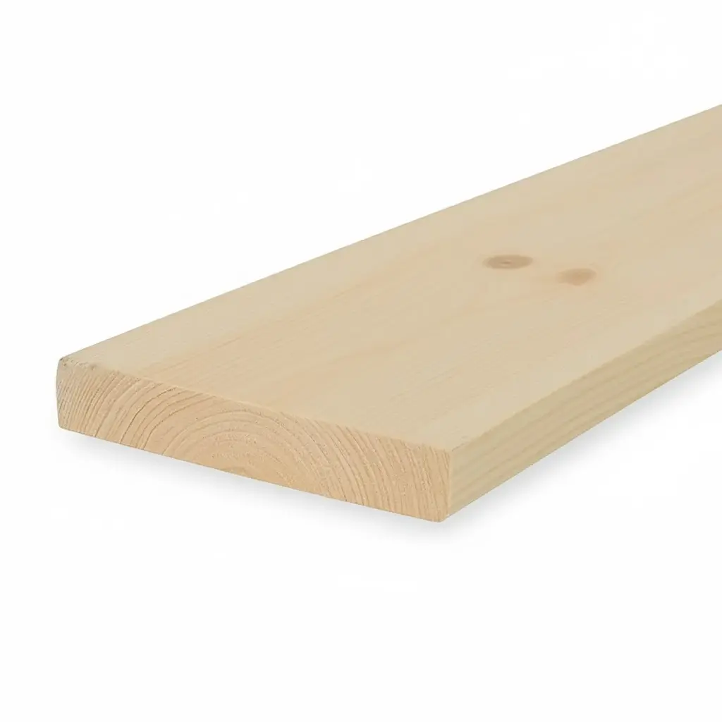25x175mm Planed All Round (PAR) Untreated 5th+ Grade KD Softwood (Per linear metre)