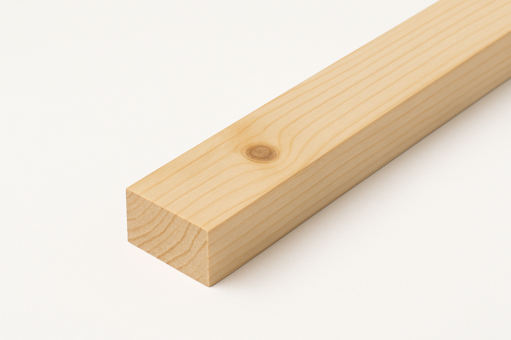 25x50mm Planed All Round (PAR) Untreated 5th+ Grade KD Softwood (Per linear metre)