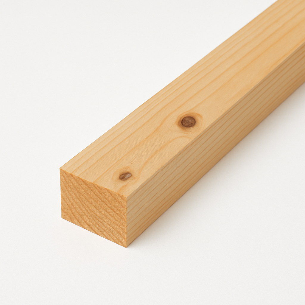 32x38mm Planed All Round (PAR) Untreated 5th+ Grade KD Softwood (Per linear metre)