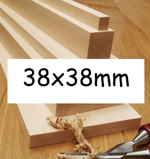 38x38mm Planed All Round (PAR) Untreated 5th+ Grade KD Softwood (Per linear metre)