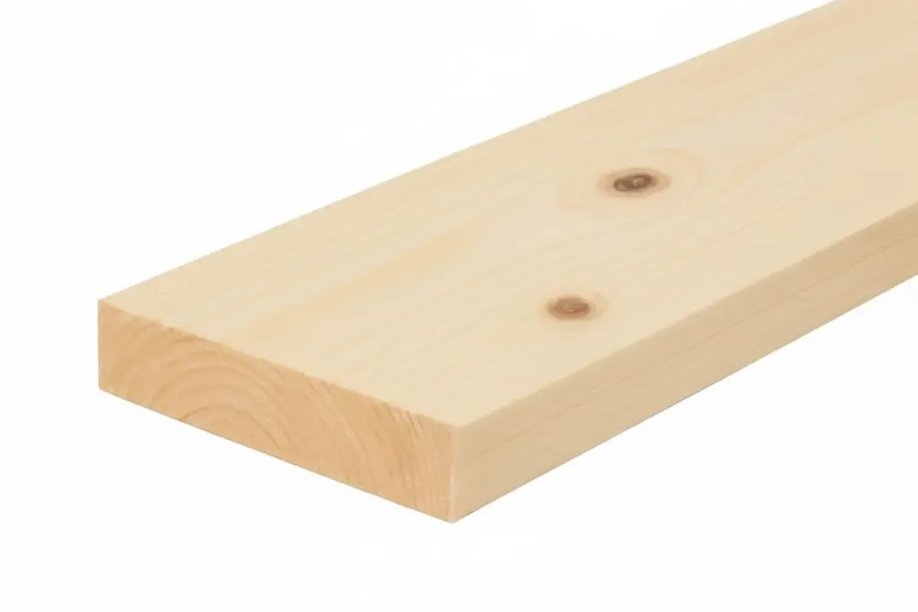 50x225mm Planed All Round (PAR) Untreated 5th+ Grade KD Softwood (Per linear metre)