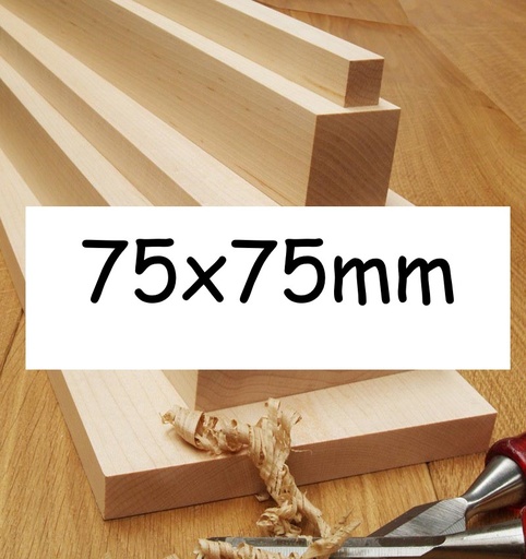 75x75mm Planed All Round (PAR) Untreated 5th+ Grade KD Softwood (Per linear metre)