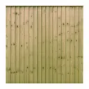 1.83x1.83m (6'x6') Closeboard Green Treated Fence Panel
