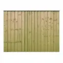 1.83x1.525m (6'x5') Closeboard Green Treated Fence Panel