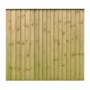 1.83x1.65m (6'x5'6") Closeboard Green Treated Fence Panel
