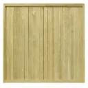 1.83x1.83m (6'x6') Tongue & Groove Green Treated Fence Panel