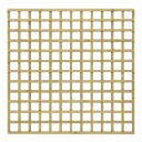 1.83x1.83m (6'x6') Square Trellis Green Treated Fence Panel