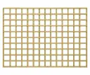 1.83x1.525m (6'x5') Square Trellis Green Treated Fence Panel