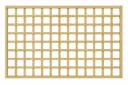 1.83x1.22m (6'x4') Square Trellis Green Treated Fence Panel