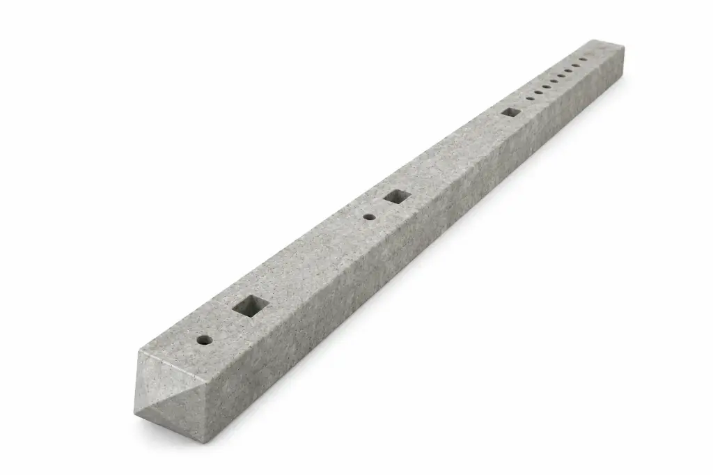 100x100mm 2.44m (8ft) 3-Morticed Inter Concrete Fence Post