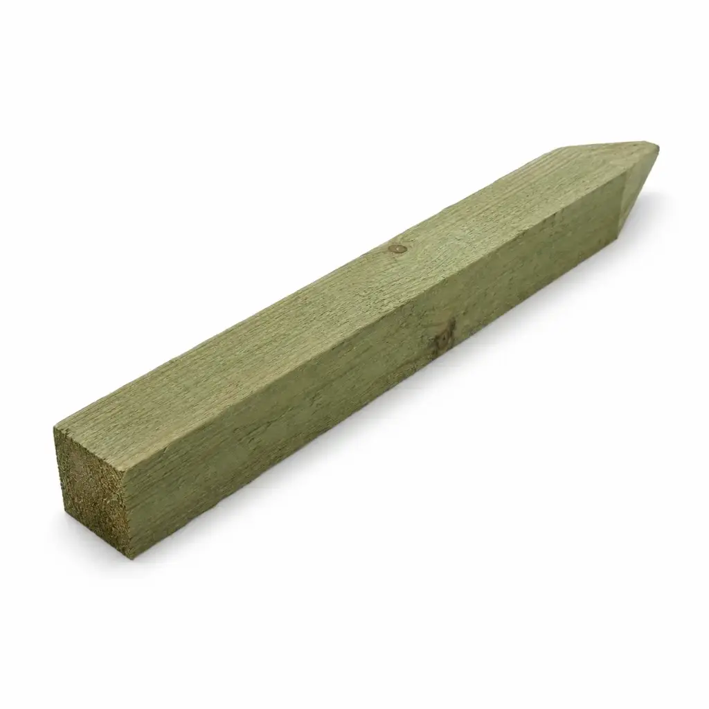 47x50mm 0.45m Sawn & Green Treated Softwood Peg