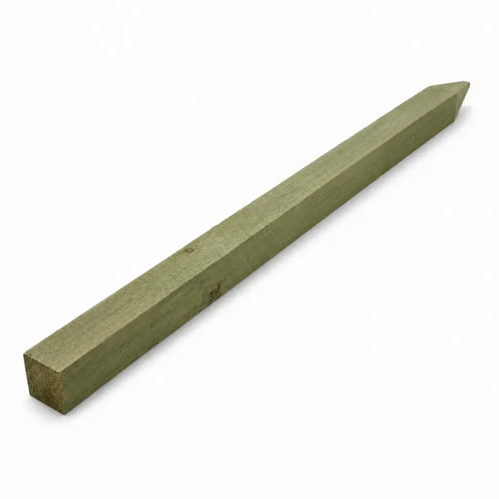 47x50mm 0.6m Sawn & Green Treated Softwood Peg