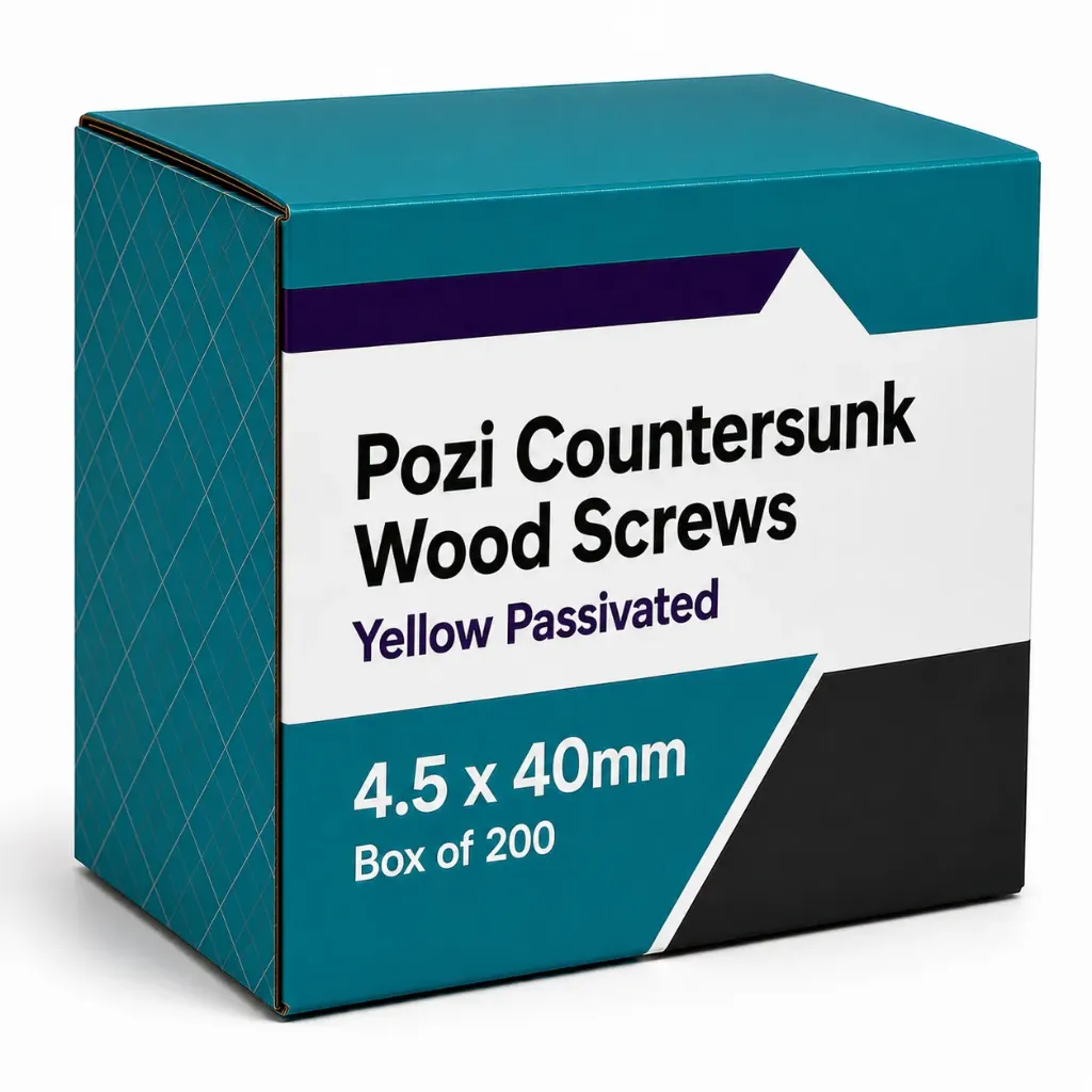 4.5x40mm Wood Screws (Box 200)