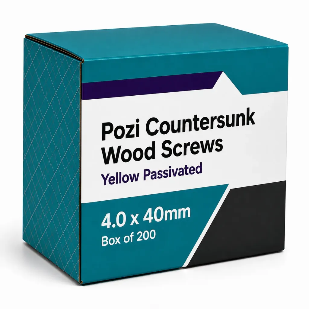 4.0x40mm Wood Screws (Box 200)