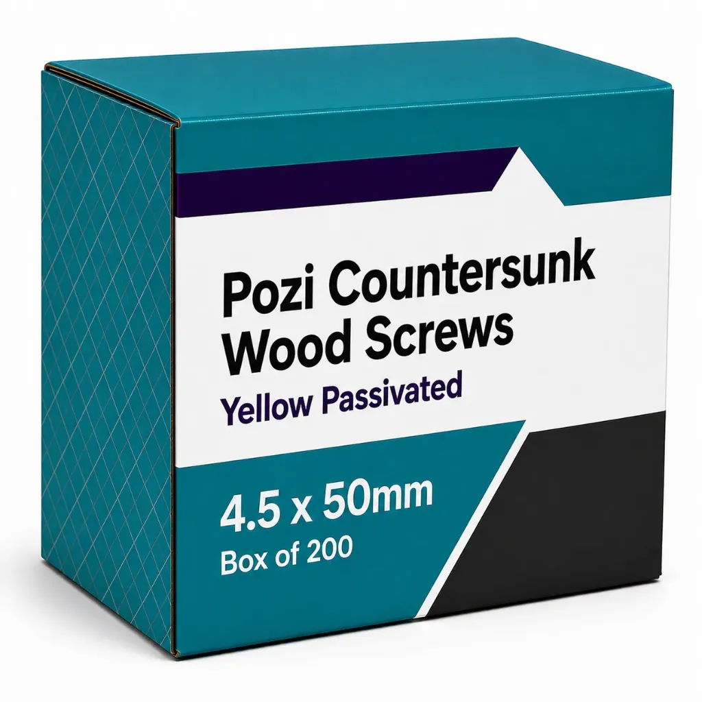 4.5x50mm Wood Screws (Box 200)