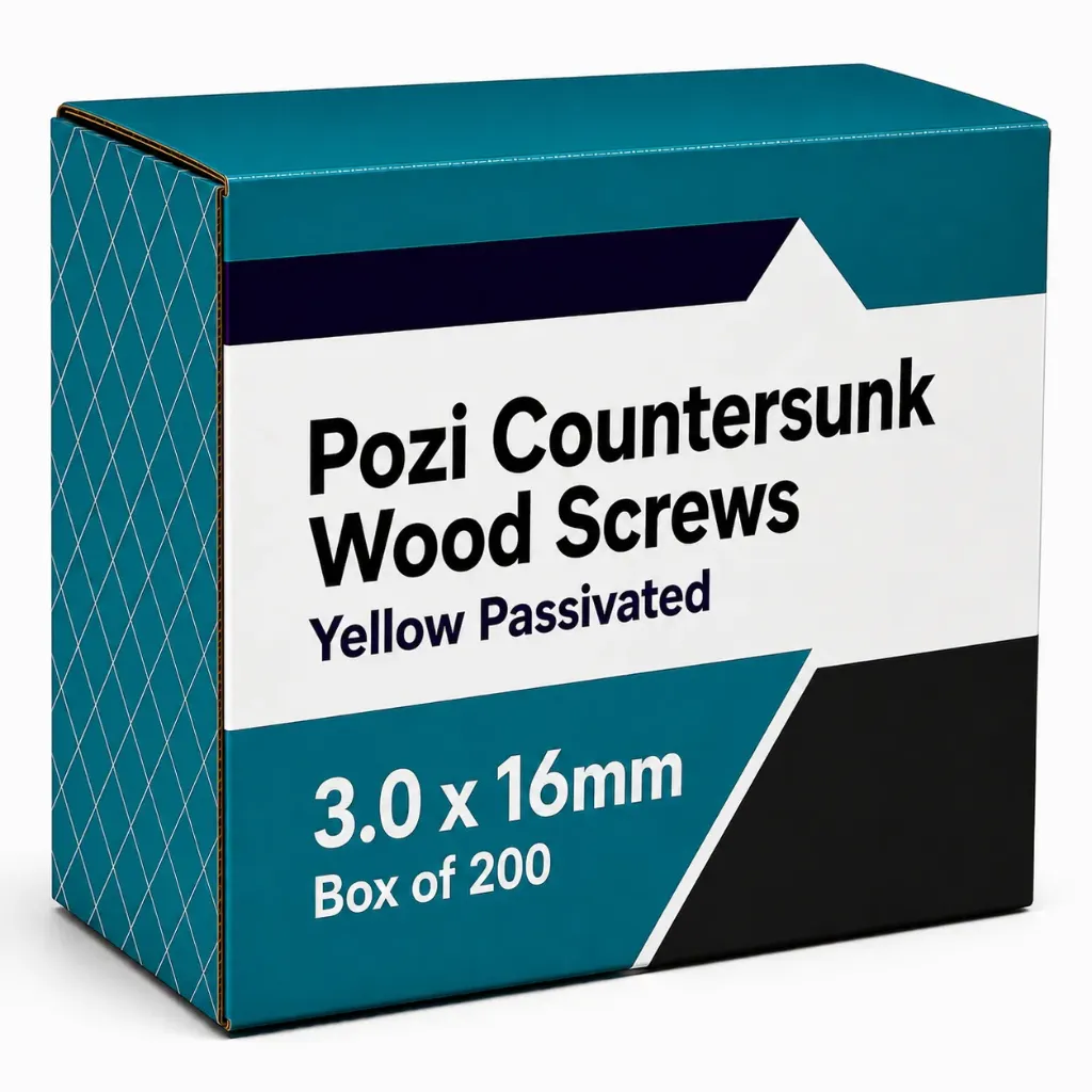 3.0x16mm Wood Screws (Box 200)