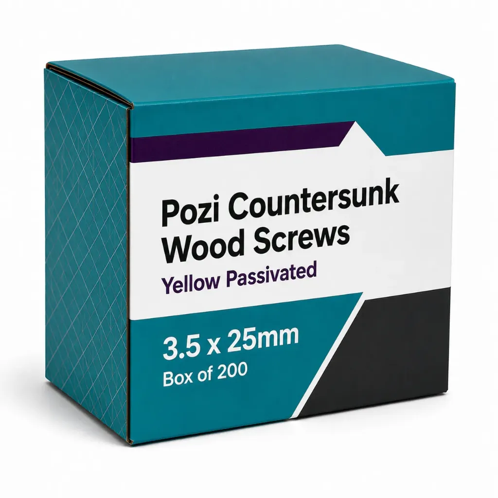 3.5x25mm Wood Screws (Box 200)