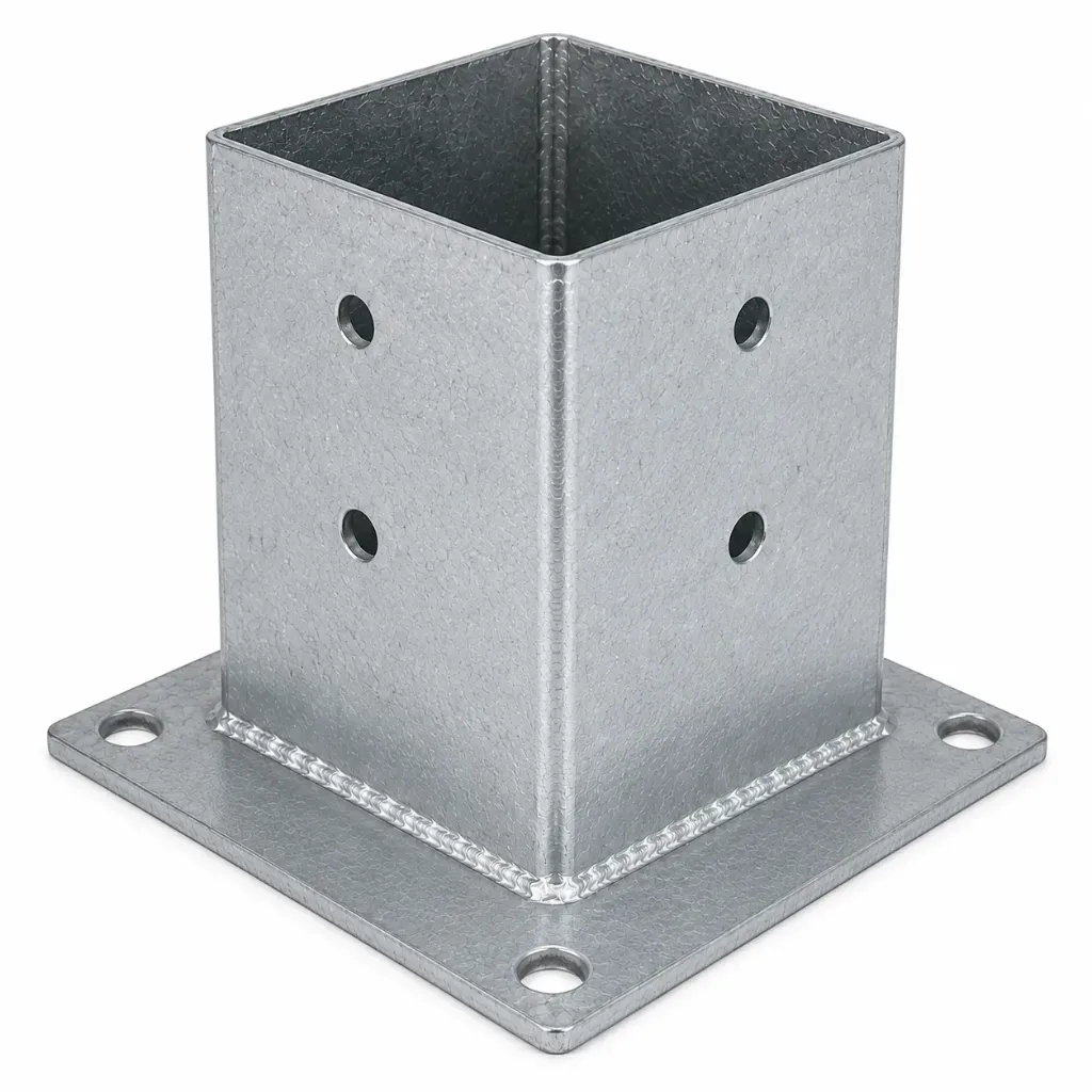 100x100mm Galv. Bolt Down Post Anchor