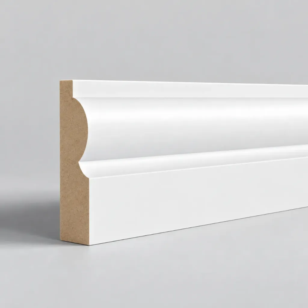 18x69mm 4.2m Primed MDF Architrave - Torus Profile