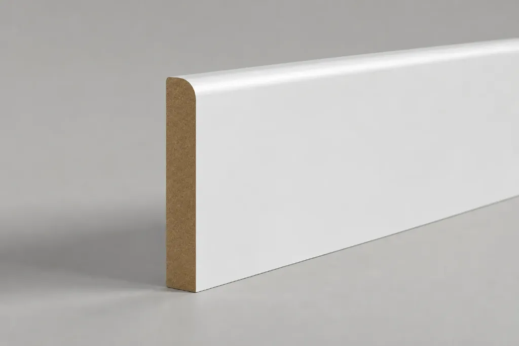 14.5x94mm 4.2m Primed MDF Skirting - Pencil Round Profile