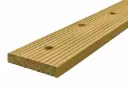 32x150mm 4.8m Sawn & Treated Reg'd/KD Softwood Decking - Reeded