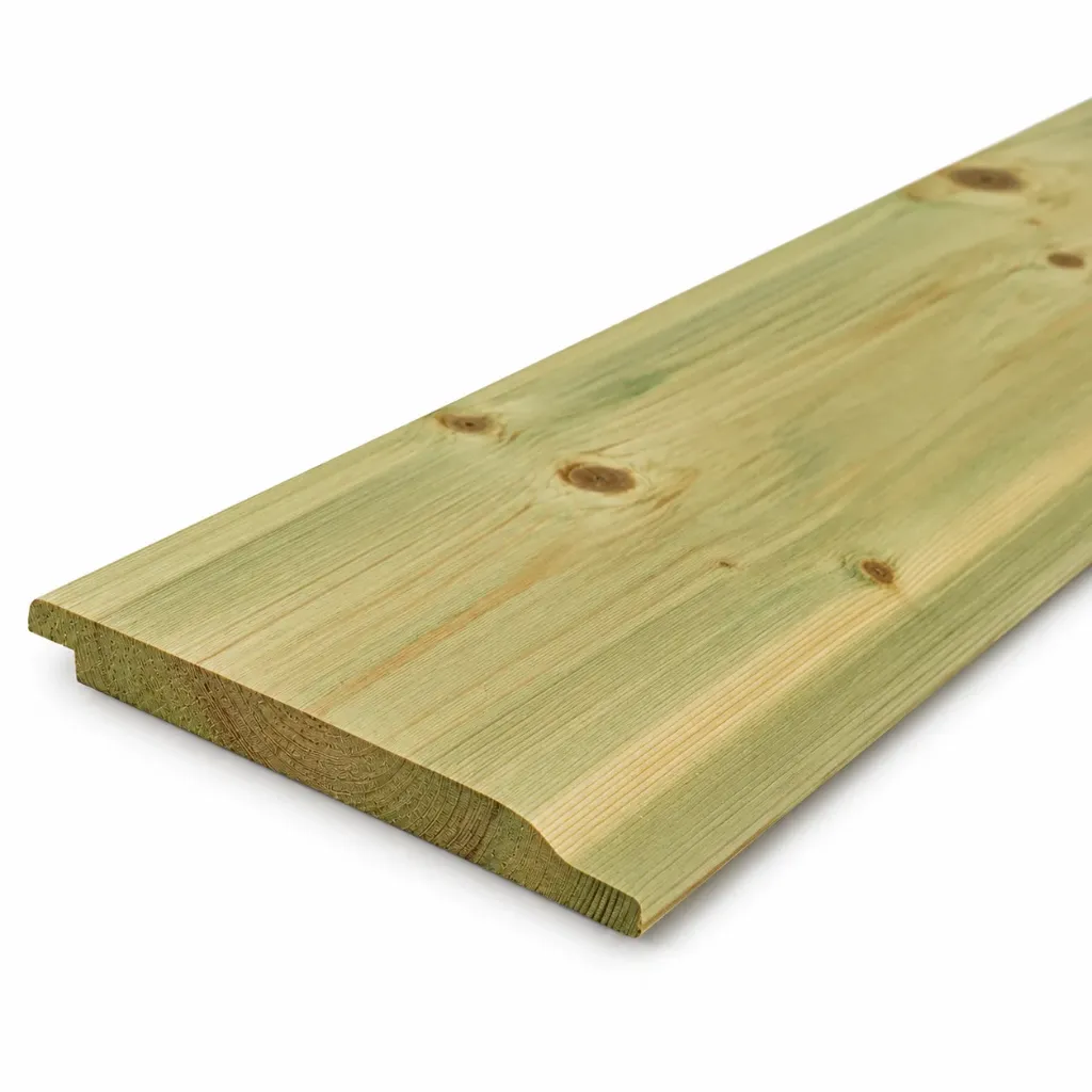 [CLD-19X125-RSH-TR-L4500] 19x125mm 4.5m Treated Rebated Shiplap Cladding