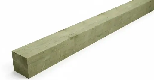 [235] 75x75mm 1.8m Sawn & Green Treated KD Softwood Post