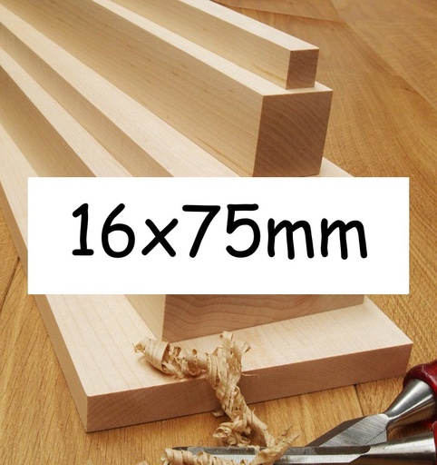 16x75mm Planed All Round (PAR) Untreated 5th+ Grade KD Softwood