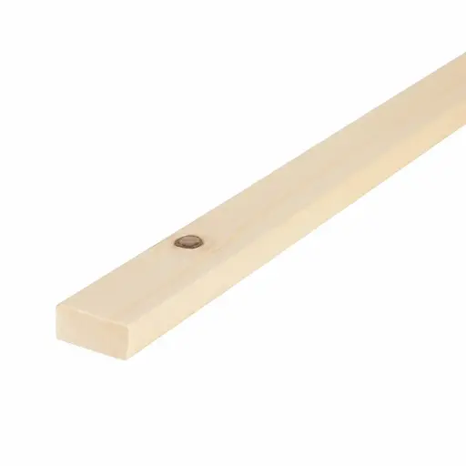 [198] 19x38mm Planed All Round (PAR) Untreated 5th+ Grade KD Softwood (Per linear metre)