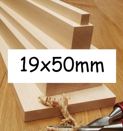 19x50mm Planed All Round (PAR) Untreated 5th+ Grade KD Softwood