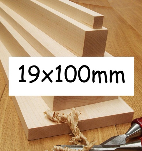 19x100mm Planed All Round (PAR) Untreated 5th+ Grade KD Softwood