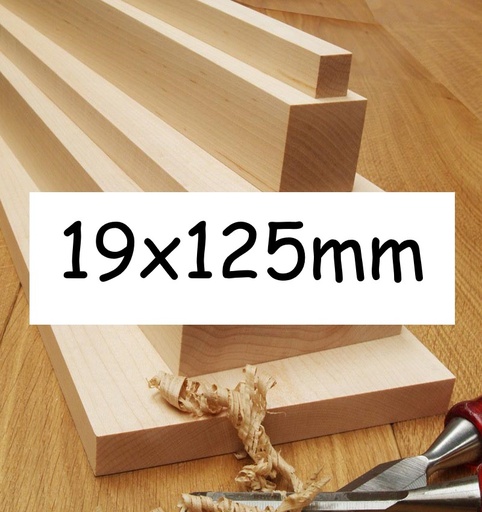 19x125mm Planed All Round (PAR) Untreated 5th+ Grade KD Softwood