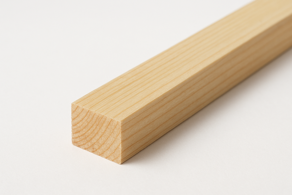 25x38mm Planed All Round (PAR) Untreated 5th+ Grade KD Softwood (Per linear metre)