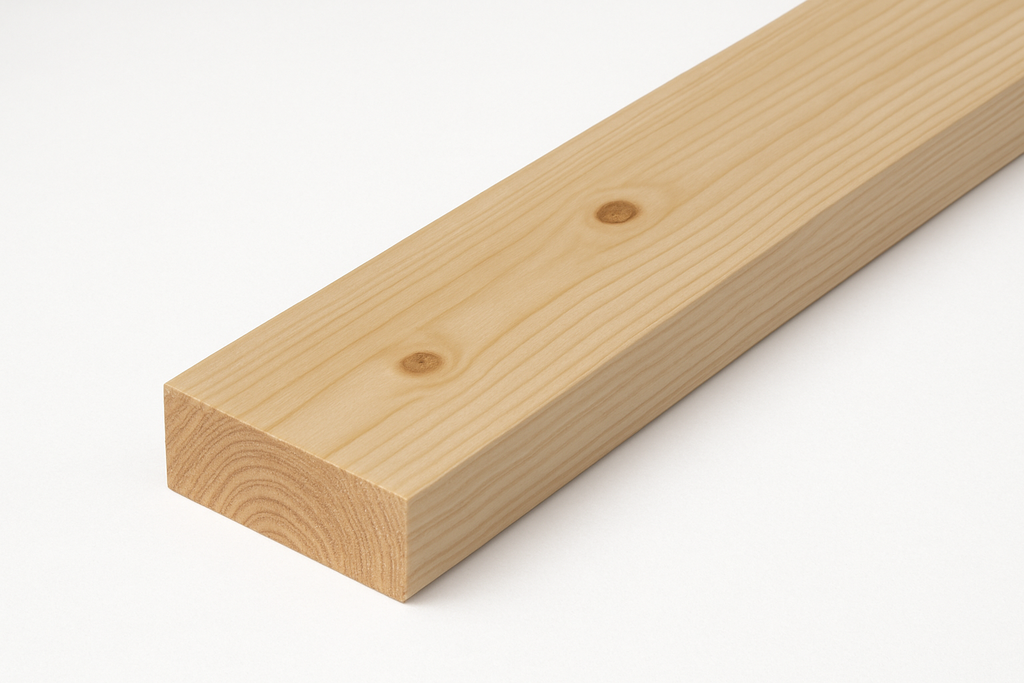 25x75mm Planed All Round (PAR) Untreated 5th+ Grade KD Softwood (Per linear metre)