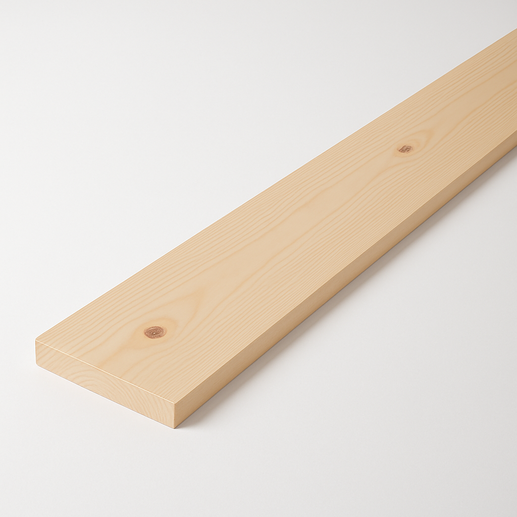 25x100mm Planed All Round (PAR) Untreated 5th+ Grade KD Softwood (Per linear metre)