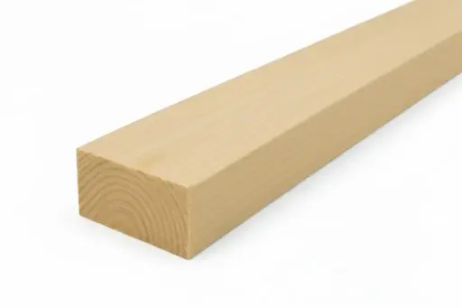 [211] 32x50mm Planed All Round (PAR) Untreated 5th+ Grade KD Softwood (Per linear metre)