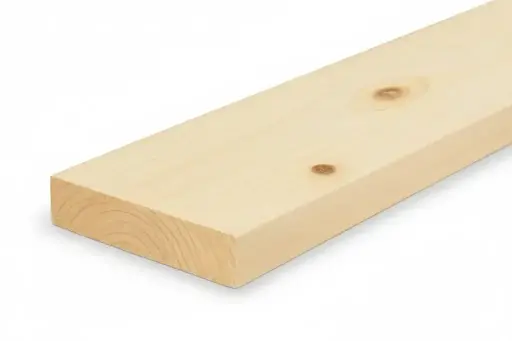 [213] 32x138mm Planed All Round (PAR) Untreated 5th+ Grade KD Softwood (Per linear metre)